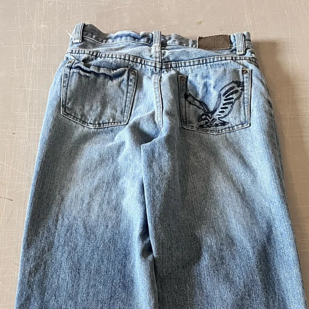 Vintage Calvin Klein Jeans Juniors Size 12 Denim Eagle On Back Pocket Retro Y2K